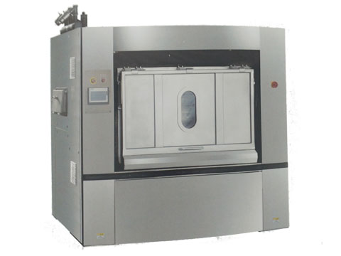 醫(yī)院洗衣房設(shè)備中的隔離式洗衣機(jī) 醫(yī)院洗衣房設(shè)備中的隔離式洗衣機(jī)